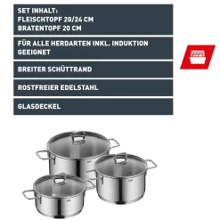 WMF Topfsets|Silit Alicante Topf-Set, 3-teilig