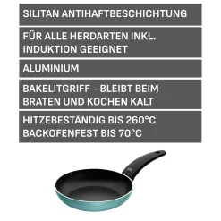 WMF Induktionspfannen|Bratpfannen|Silit Belluna Stielpfanne, 20 cm, Grün