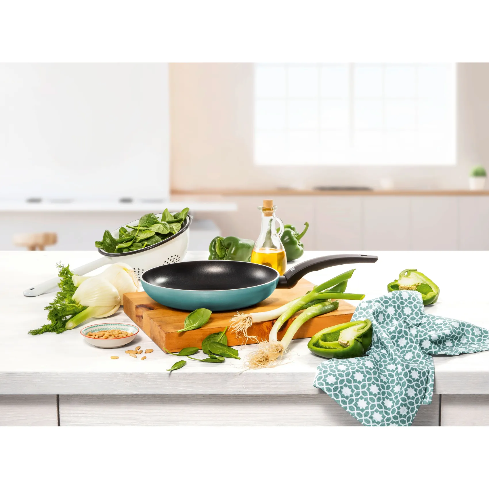 WMF Induktionspfannen|Bratpfannen|Silit Belluna Stielpfanne, 28 cm, Grün