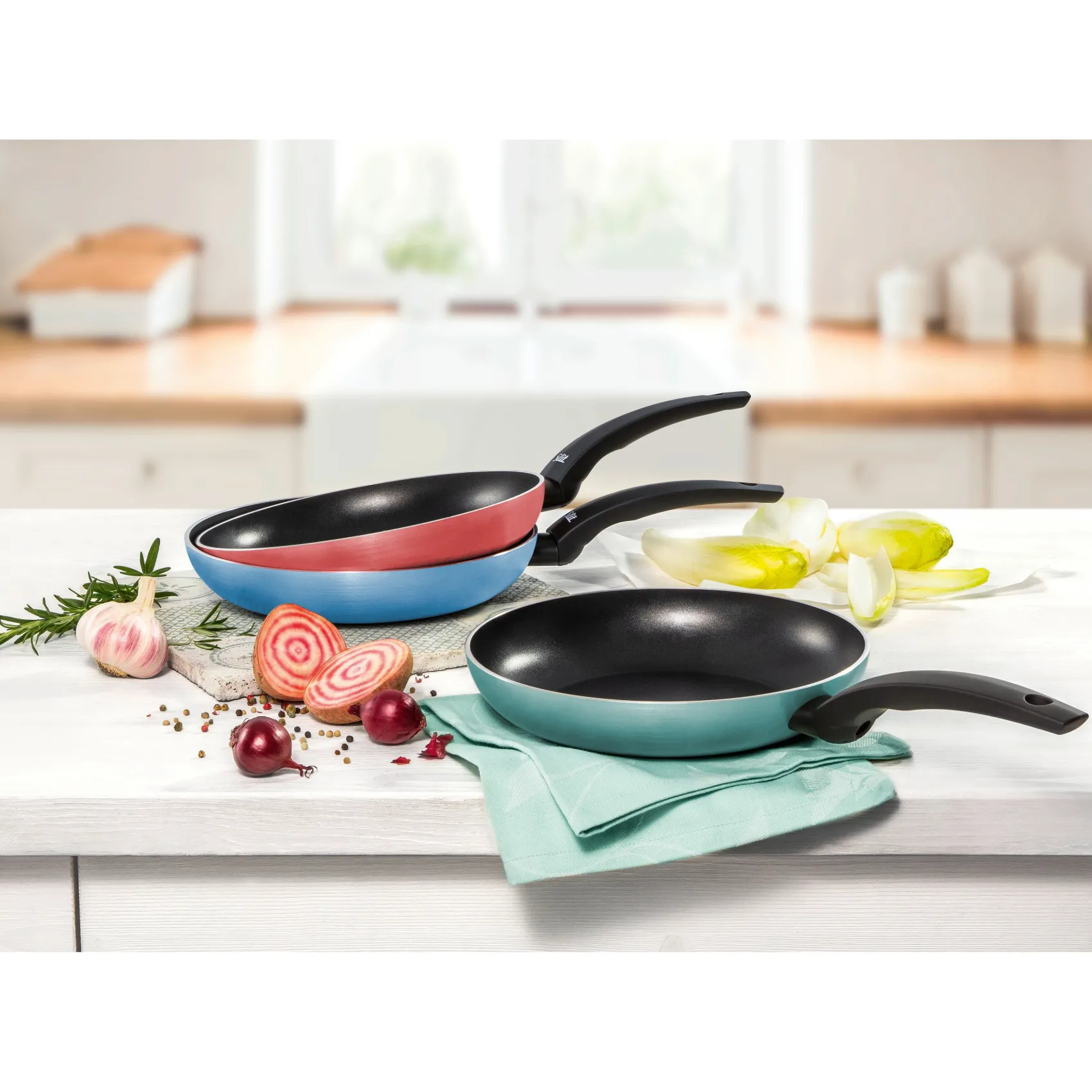 WMF Induktionspfannen|Bratpfannen|Silit Belluna Stielpfanne, 28 cm, Grün