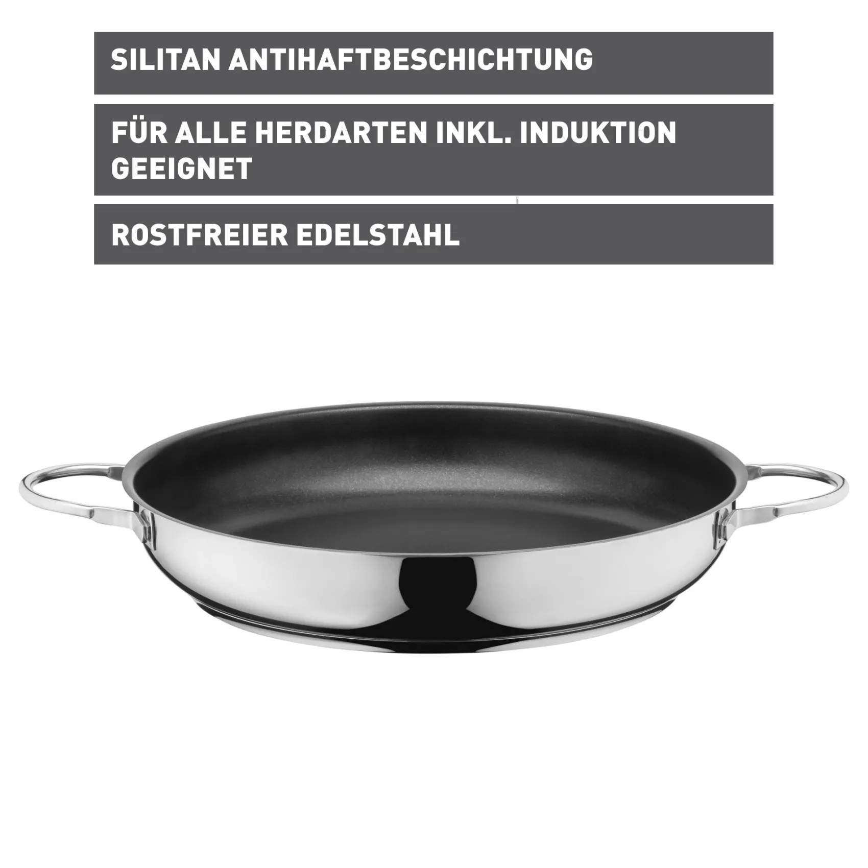 WMF Servierpfannen|Induktionspfannen|Silit Calabria Servierpfanne, 32 cm