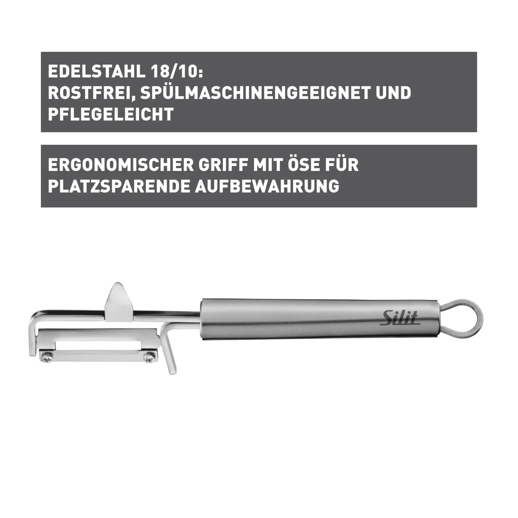 WMF Küchenutensilien|Weitere Küchenmesser|Silit Classic Line Gemüseschäler, 19 cm