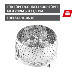 WMF Zubehör Töpfe|Silit Dämpfkorb, 18,5 cm