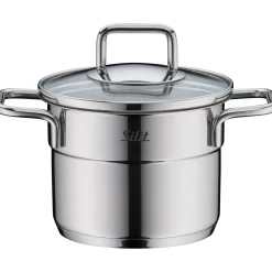 WMF Kochtöpfe|Silit Extra Cook Mini-Kochtopf 12 cm mit Glasdeckel