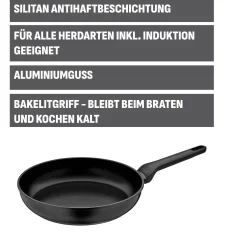 WMF Induktionspfannen|Bratpfannen|Silit Merida Stielpfanne, 28 cm
