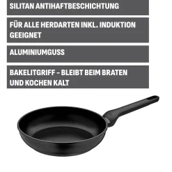 WMF Induktionspfannen|Bratpfannen|Silit Merida Stielpfanne, 24 cm