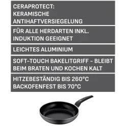 WMF Induktionspfannen|Bratpfannen|Silit Messino Stielpfanne, 28 cm