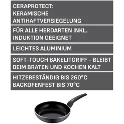 WMF Induktionspfannen|Bratpfannen|Silit Messino Stielpfanne, 24 cm