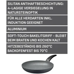 WMF Induktionspfannen|Bratpfannen|Silit Montano Stielpfanne, 28 cm