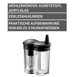 WMF Gewürzmühlen|Silit Mulino Muskatmühle