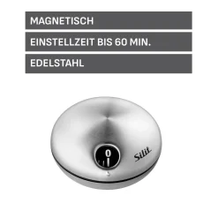 WMF Eieruhren|Silit Puk Kurzzeitmesser, magnetisch