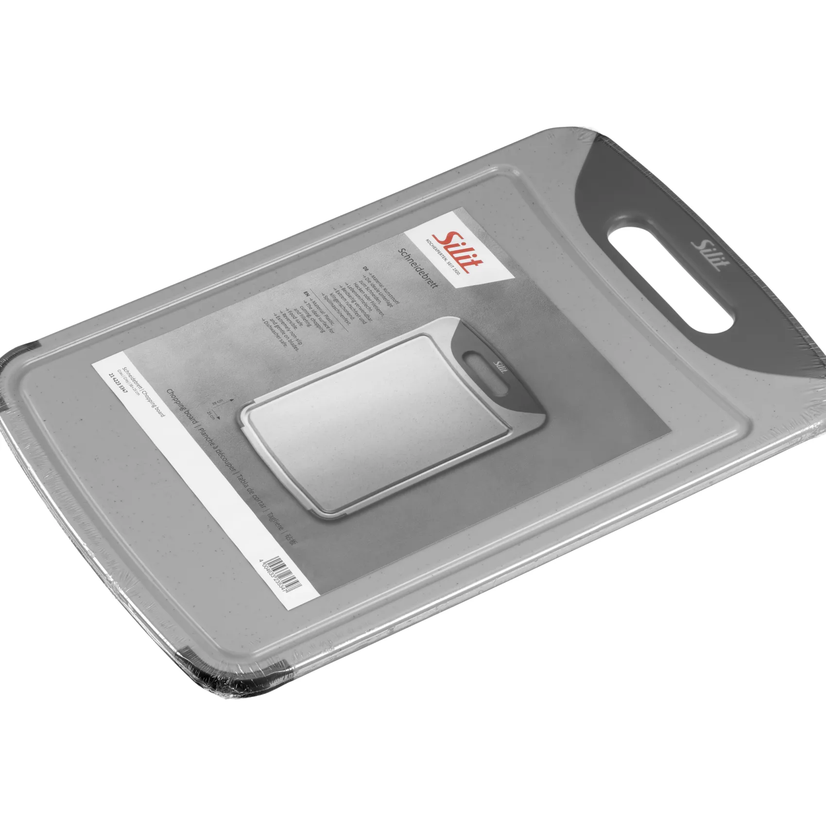 WMF Schneidebretter|Silit Schneidebrett, Grau, 38 x 25 cm