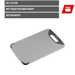 WMF Schneidebretter|Silit Schneidebrett, Grau, 32 x 20 cm