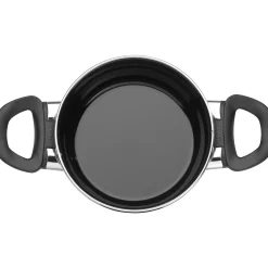 WMF Bratentöpfe|Silit Silargan® Modesto Bratentopf mit Deckel, 16 cm, Black