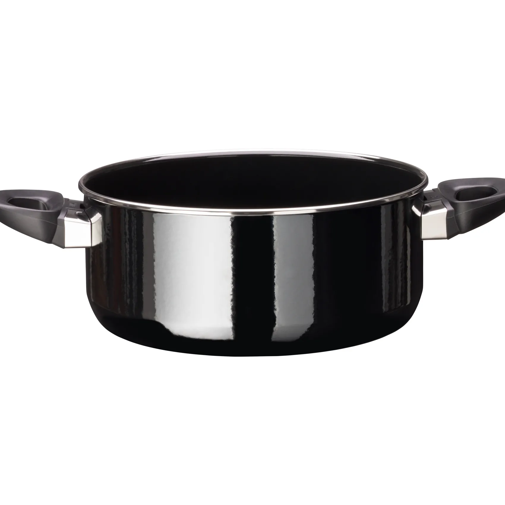 WMF Bratentöpfe|Silit Silargan® Modesto Bratentopf mit Deckel, 24 cm, Black