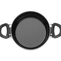 WMF Bratentöpfe|Silit Silargan® Modesto Bratentopf mit Deckel, 20 cm, Black