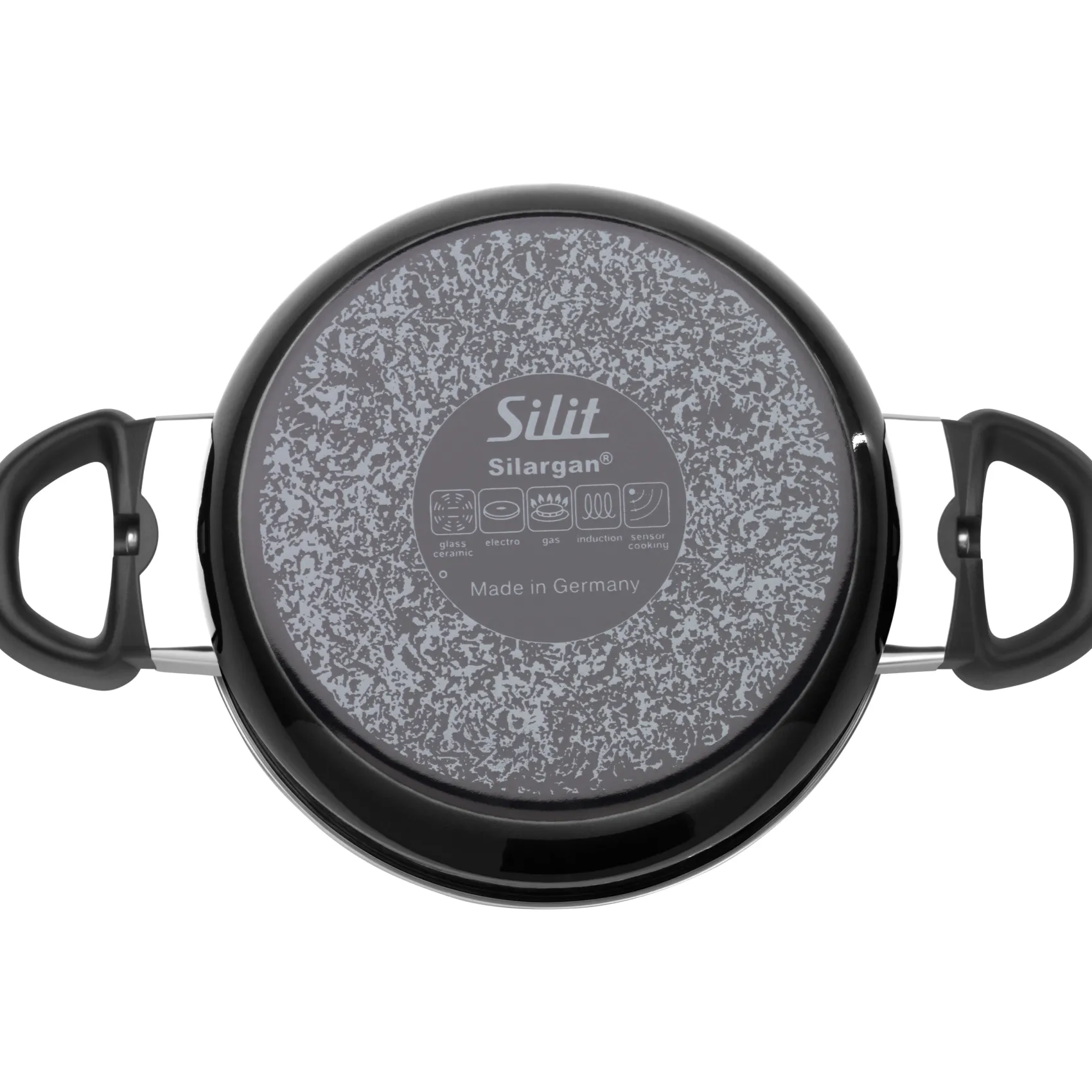 WMF Topfsets|Silit Silargan® Modesto Topf-Set 4-teilig, Black