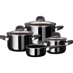 WMF Topfsets|Silit Silargan® Modesto Topf-Set 4-teilig, Black