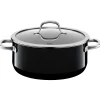 WMF Bratentöpfe|Silit Silargan® Passion Bratentopf mit Deckel, 24 cm, Black