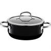 WMF Bratentöpfe|Silit Silargan® Passion Bratentopf mit Deckel, 20 cm, Black