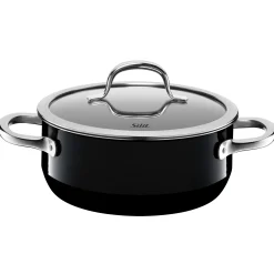 WMF Bratentöpfe|Silit Silargan® Passion Bratentopf mit Deckel, 20 cm, Black