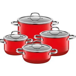 WMF Topfsets|Silit Silargan® Passion Topf-Set, 4-teilig, Red