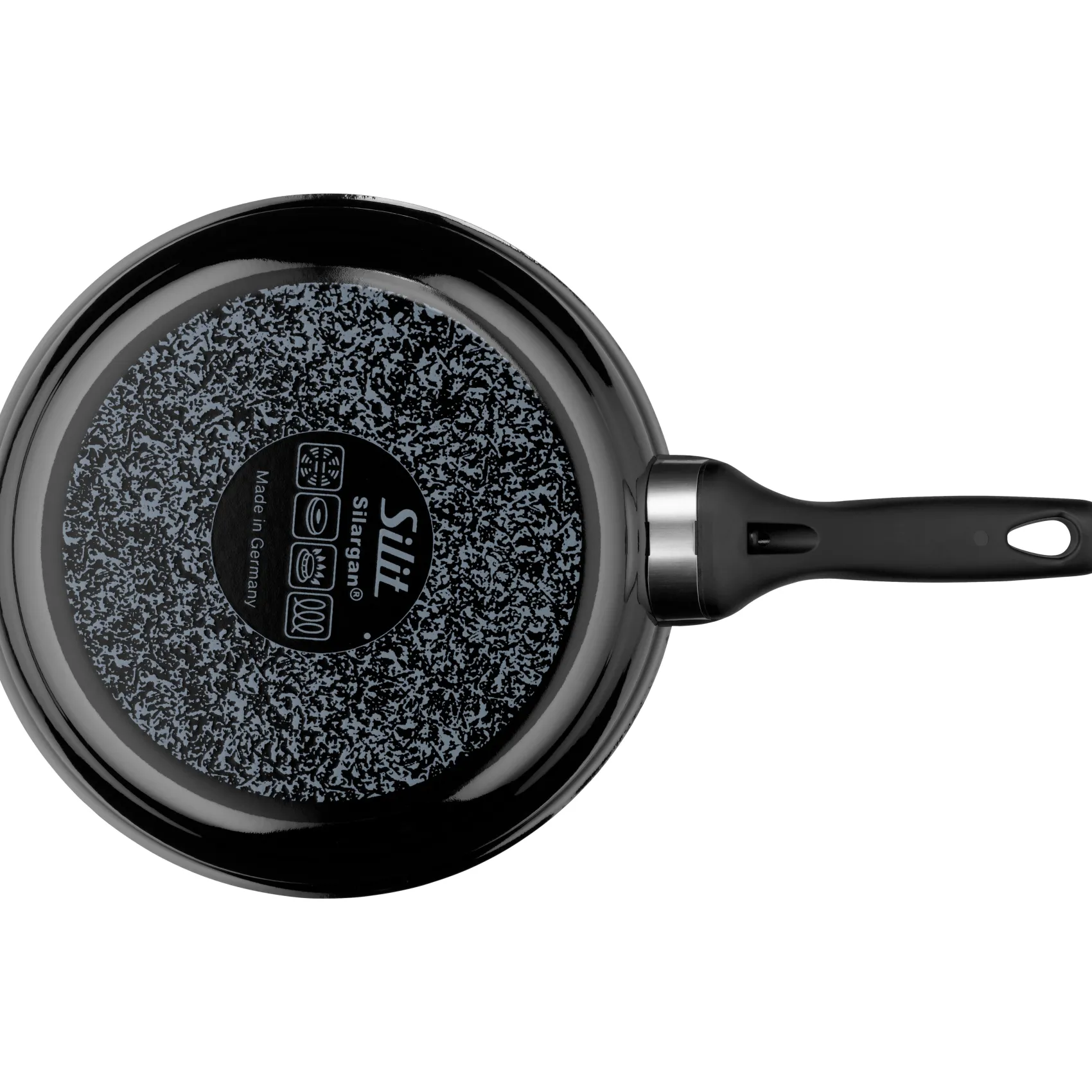 WMF Induktionspfannen|Bratpfannen|Silit Silargan® Professional Stielpfanne hoch, 24 cm, Black