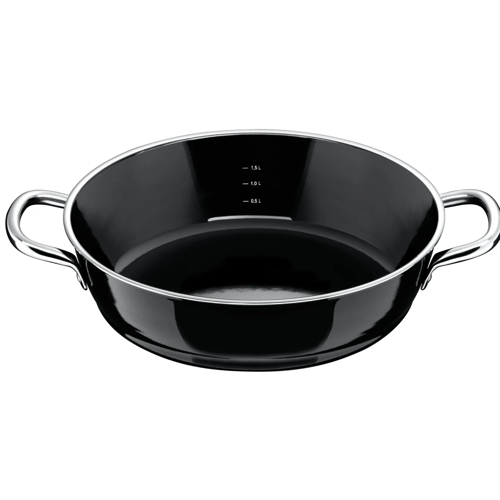 WMF Schmorpfannen|Induktionspfannen|Silit Silargan® Professional Schmorpfanne, 24 cm, Black