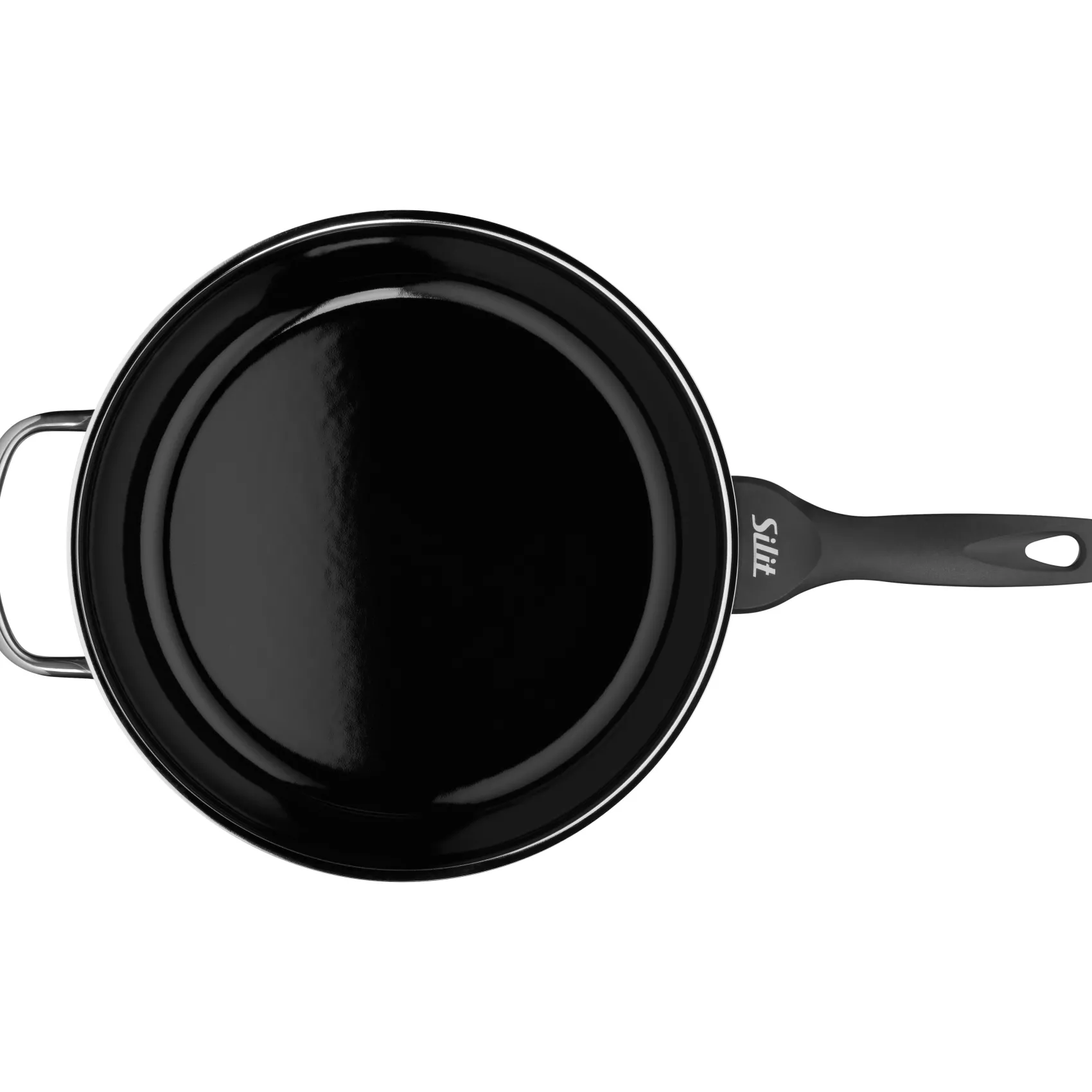 WMF Induktionspfannen|Silit Silargan® Professional Stielpfanne hoch, 28 cm, Black