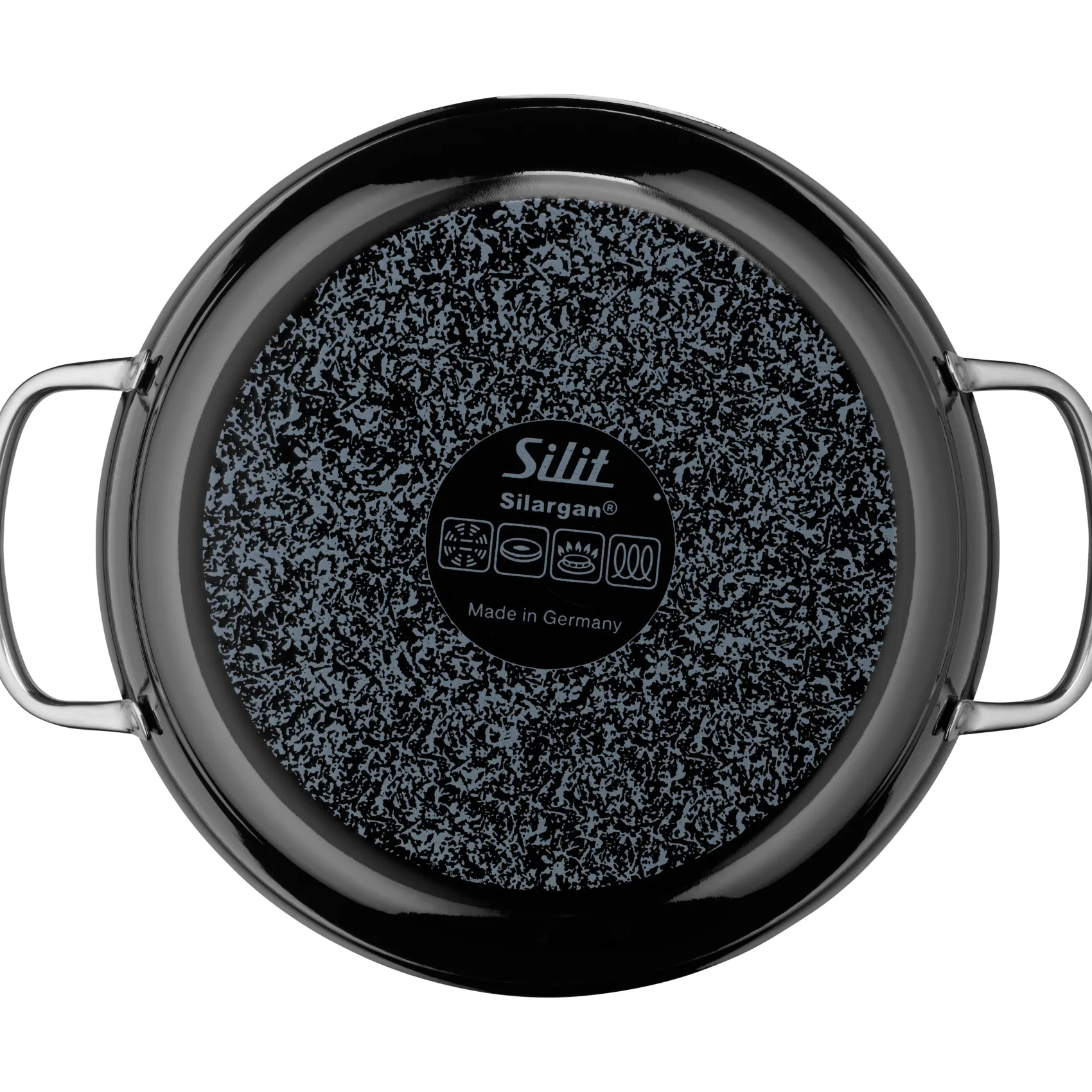 WMF Schmorpfannen|Induktionspfannen|Silit Silargan® Professional Schmorpfanne, 28 cm, Black