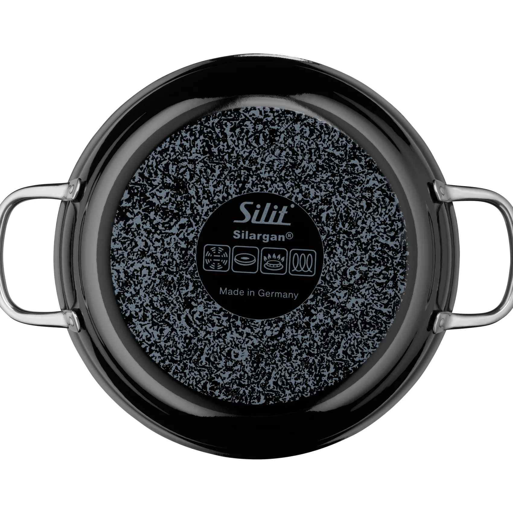 WMF Servierpfannen|Induktionspfannen|Silit Silargan® Professional Servierpfanne, 20 cm, Black