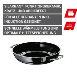 WMF Servierpfannen|Induktionspfannen|Silit Silargan® Professional Servierpfanne, 20 cm, Black