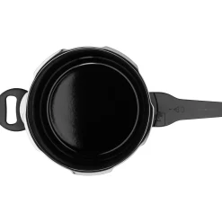 WMF Schnellkochtöpfe|Induktionstöpfe|Silit Silargan® Sicomatic t-Plus Schnellkochtopf 22 cm, 6,5 l, Black