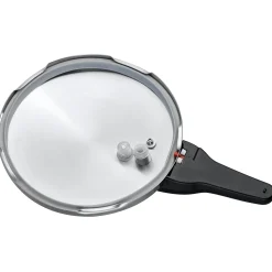 WMF Schnellkochtöpfe|Induktionstöpfe|Silit Silargan® Sicomatic t-Plus Schnellkochtopf, 22 cm, 4,5 l, Black