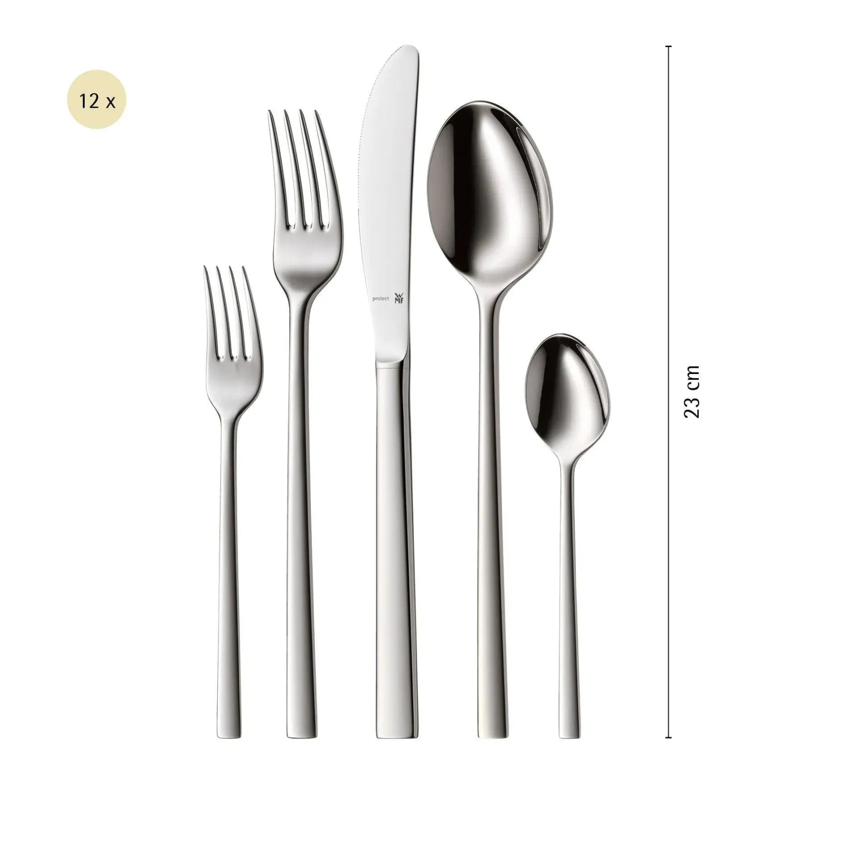 WMF Besteck-Sets|Sonic Besteck-Set, 66-teilig, Cromargan protect®