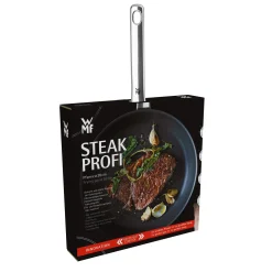 WMF Induktionspfannen|Bratpfannen|Steak Profi Stielpfanne, 24 cm