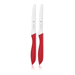 WMF Weitere Küchenmesser|Käsemesser|Vespermesser-Set, 2-teilig, Rot