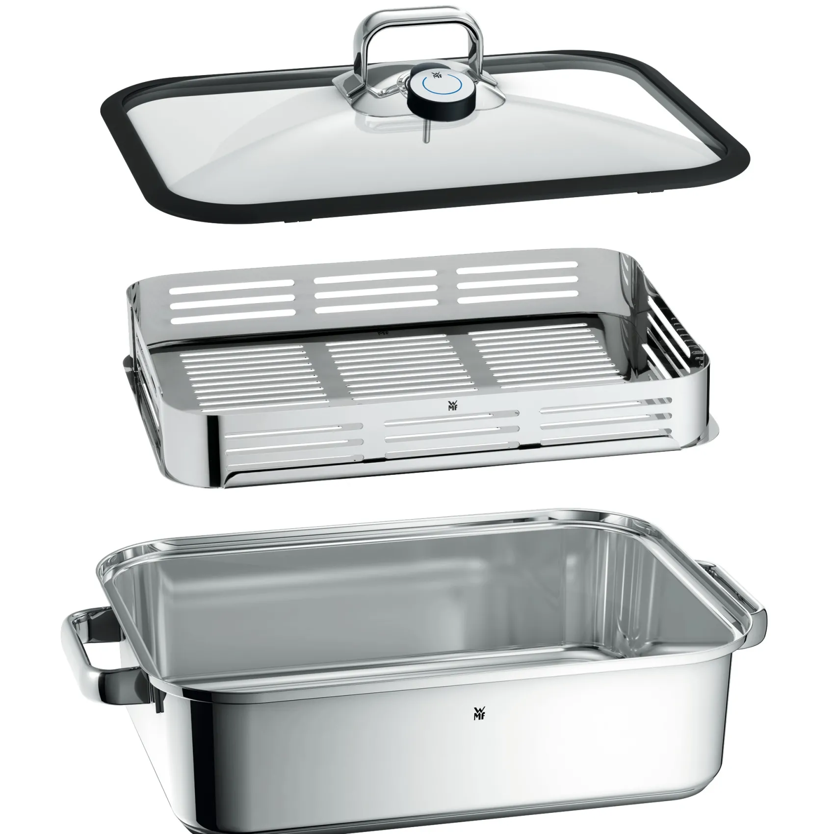 WMF Dampfgarer|Vitalis Aroma-Dampfgarer 6,5 l mit Spargelzange