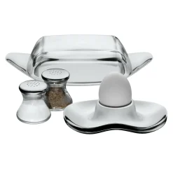 WMF Butterdosen|Wagenfeld Butterdose, 22 x 11 cm