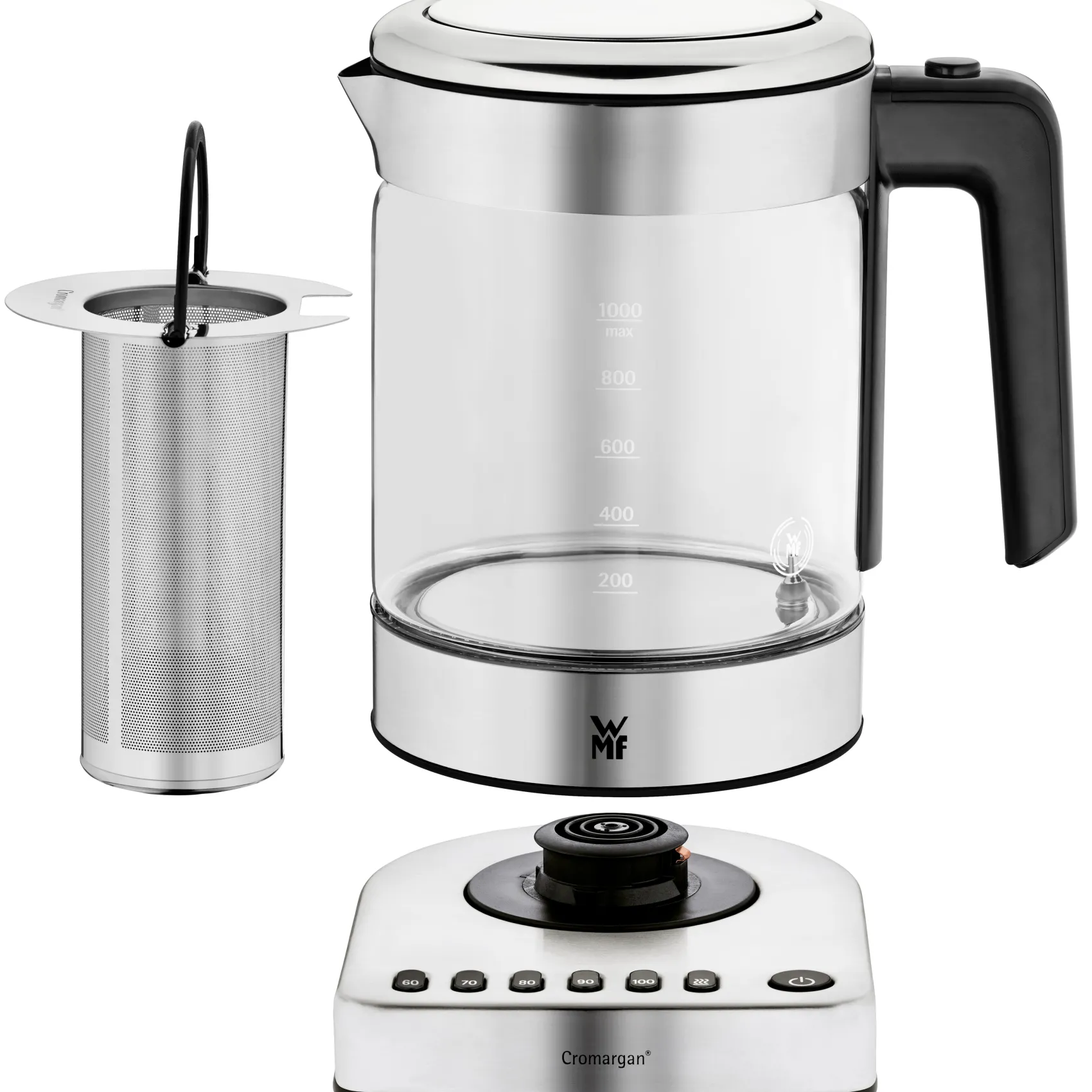 WMF Weitere Küchengeräte|Wasserkocher|KÜCHENminis Glas-Wasserkocher Vario 1,0 l