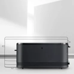 WMF Toaster|KÜCHENminis Langschlitz-Toaster, Deep Black