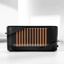 WMF Toaster|KÜCHENminis Langschlitz-Toaster, Deep Black