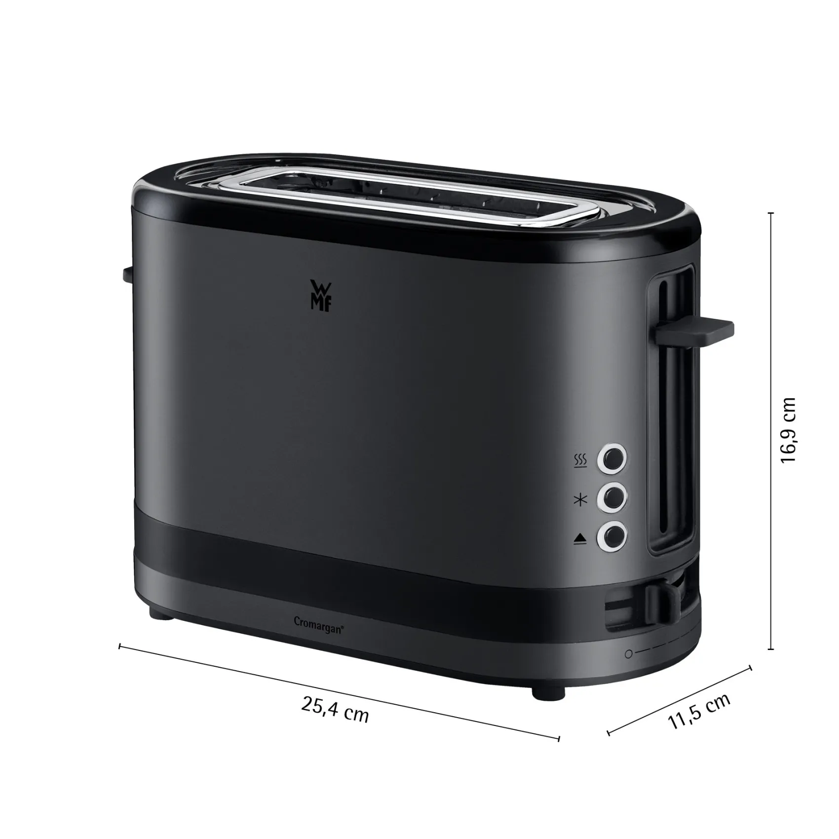 WMF Toaster|KÜCHENminis 1-Scheiben-Toaster, Deep Black