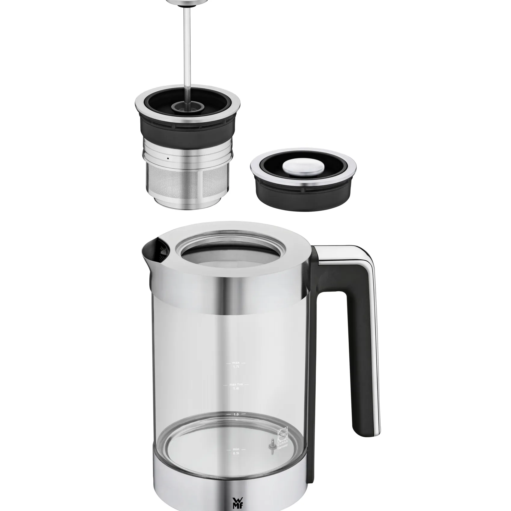 WMF Wasserkocher|Weitere Küchengeräte|Lono Tee- und Wasserkocher 2-in-1, 1,7 l