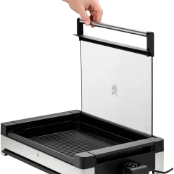 WMF Elektrogrills|Lono Tischgrill gerippt mit Glasdeckel