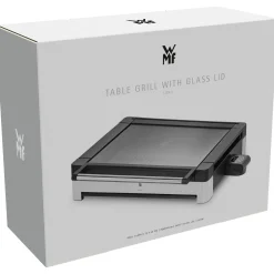 WMF Elektrogrills|Lono Tischgrill gerippt mit Glasdeckel