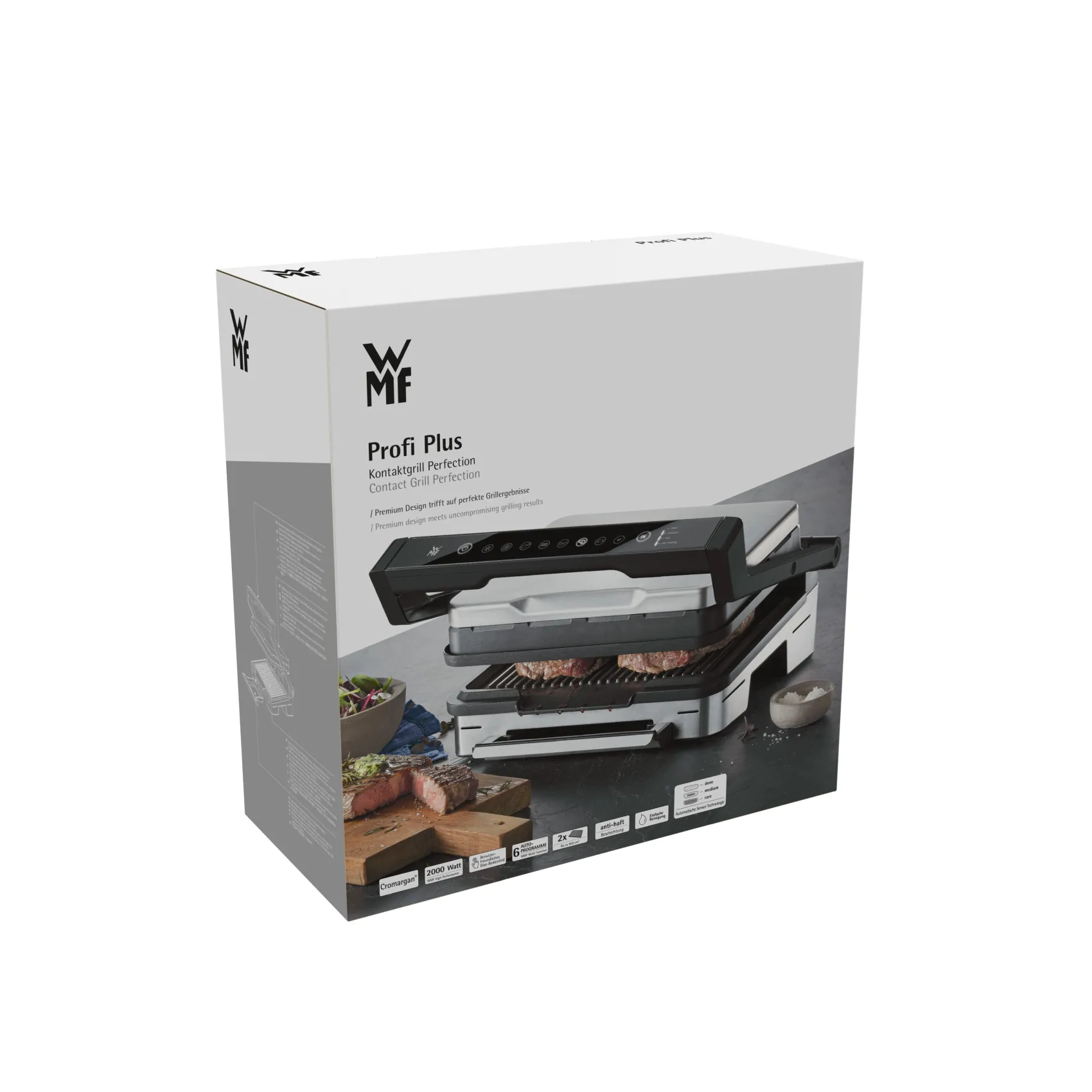 WMF Sandwich Maker|Elektrogrills|Profi Plus Kontaktgrill Perfection