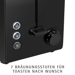 WMF Toaster|Stelio Toaster Edition, Deep Black